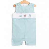 Harbor Days Smocked Jon Jon, Green