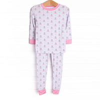 Thanks a Bunch Bamboo Pajama Set, Pink