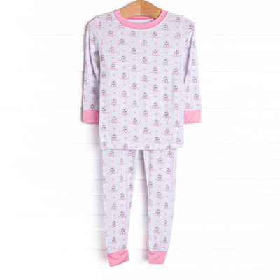 Thanks a Bunch Bamboo Pajama Set, Pink