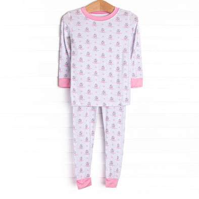 Thanks a Bunch Bamboo Pajama Set, Pink