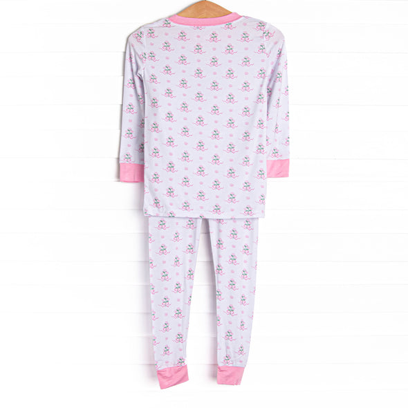 Thanks a Bunch Bamboo Pajama Set, Pink