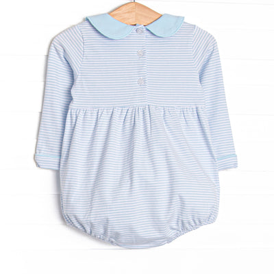 Park Avenue Pooch Applique Collared Bubble, Blue