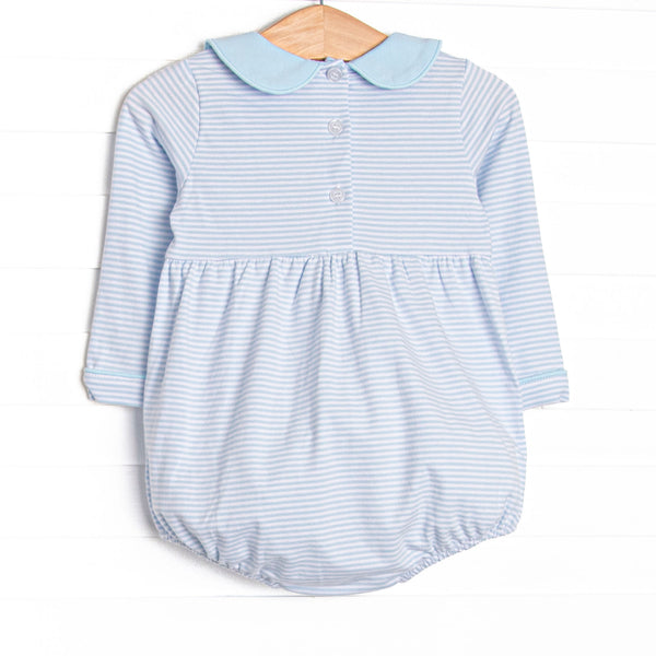 Park Avenue Pooch Applique Collared Bubble, Blue