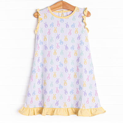 Boppin' and Hoppin' Dress, Yellow