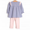 Bonnie Legging Set, Dusty Violet Stripe