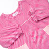 Marjorie Pocket Diaper Set, Magenta Stripe