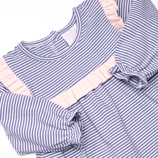 Bonnie Legging Set, Dusty Violet Stripe