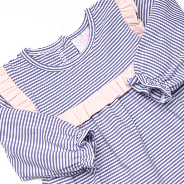 Bonnie Legging Set, Dusty Violet Stripe