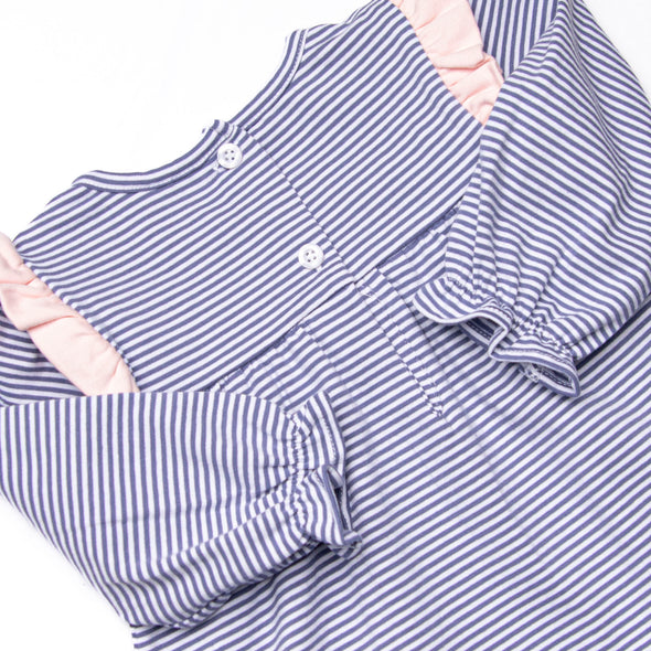Bonnie Legging Set, Dusty Violet Stripe