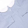 Elliot Long Sleeve Bubble, Slate Blue Stripe
