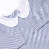 Elliot Romper, Slate Blue Stripe