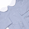 Elliot Romper, Slate Blue Stripe