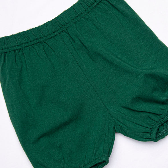 Harvest Hauler Applique Bloomer Set, Green