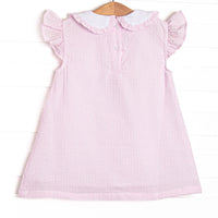 Sharp Minds Applique Dress, Pink