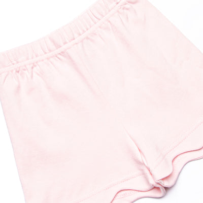 Tied With A Twist Applique Short Set, Purple