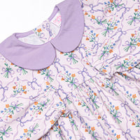 Patches of Petals Legging Set, Purple