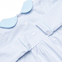 Park Avenue Pooch Applique Collared Bubble, Blue