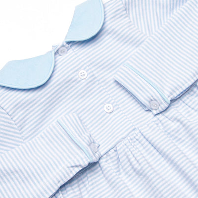 Park Avenue Pooch Applique Collared Bubble, Blue