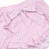 Ribbons and Rabbits Applique Short Set, Pink