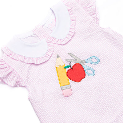 Sharp Minds Applique Dress, Pink