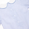 Cottontail Trio Embroidered Short Set, Blue