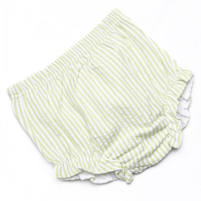 Sour Apple Slice Applique Diaper Set, Green