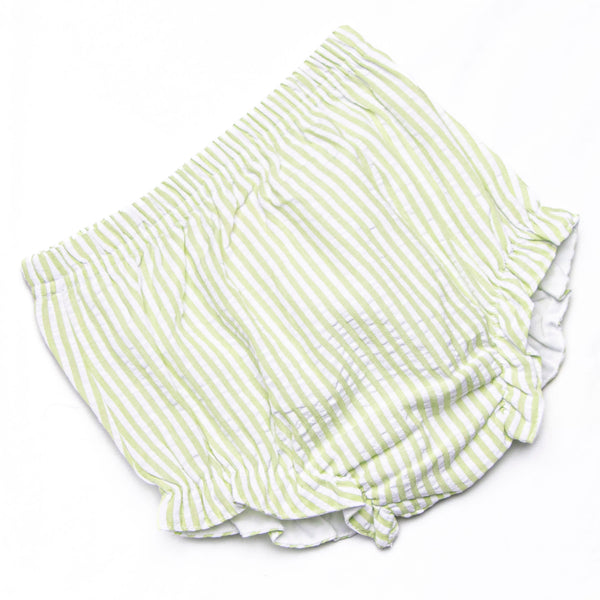 Sour Apple Slice Applique Diaper Set, Green
