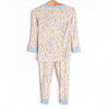 Cottontails and Carrots Bamboo Pajama Set, Blue