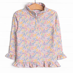 Island Blooms Pullover, Purple