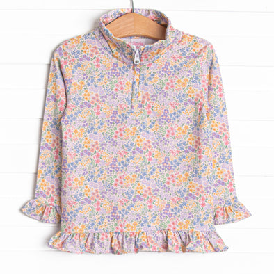 Island Blooms Pullover, Purple