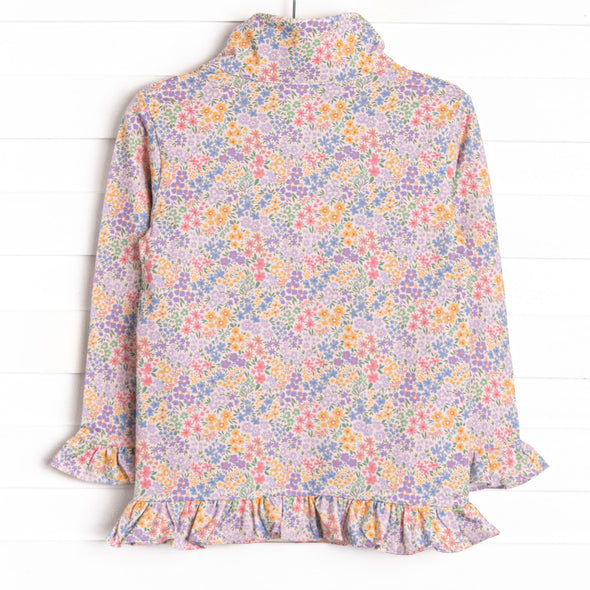 Island Blooms Pullover, Purple
