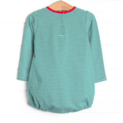 Ethan Pocket Bubble, Red and Green Stripe