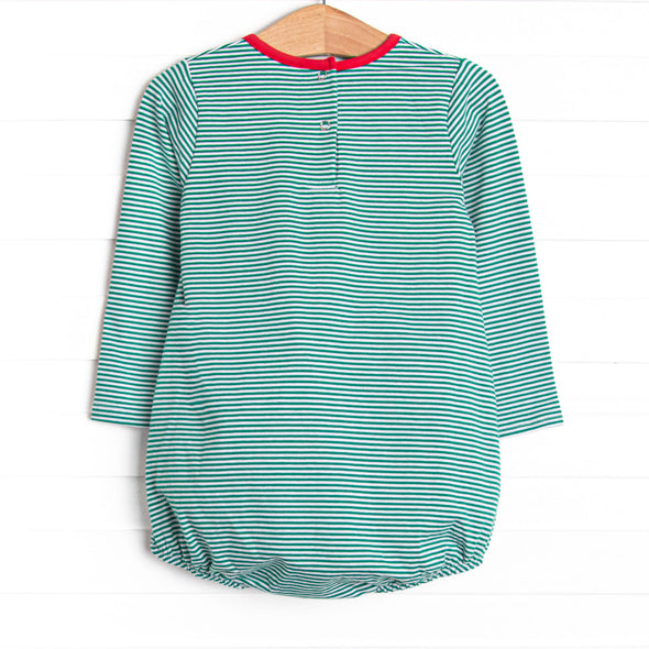 Ethan Pocket Bubble, Red and Green Stripe