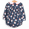 Seasonal Snowfall Bubble, Navy