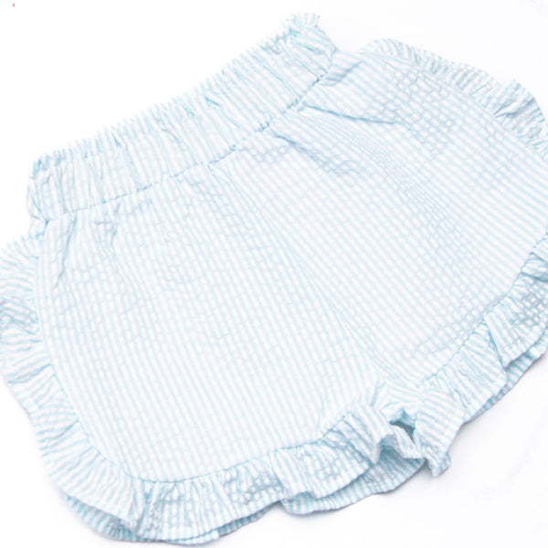 Wish Upon a Starfish Applique Ruffle Short Set, Pink