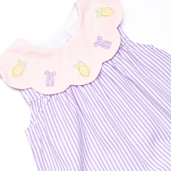 Tied With A Twist Applique Dress, Purple