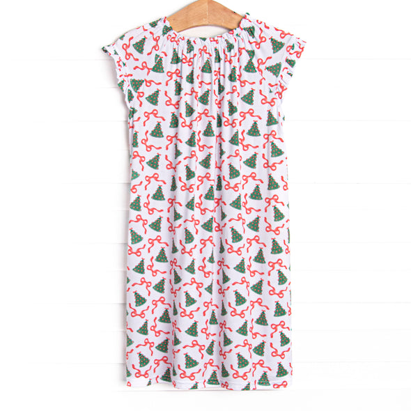 Tinsel Trees Bamboo Night Gown, Red
