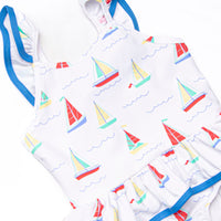 Boat Day Breeze One Piece, Blue