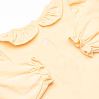 Sweet as a Piglet Applique Ruffle Legging Set, Yellow
