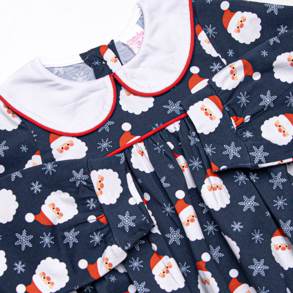 Seasonal Snowfall Bubble, Navy