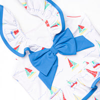 Boat Day Breeze One Piece, Blue