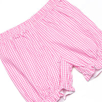 Sweet as a Piglet Applique Ruffle Neck Bloomer Set, Yellow