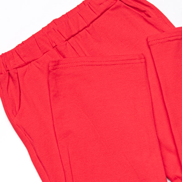 Evan Pant Set, Red and Green Stripe