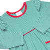 Everly Long Sleeve Dress, Red and Green Stripe