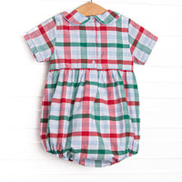 Forrest Bubble, Blue Plaid