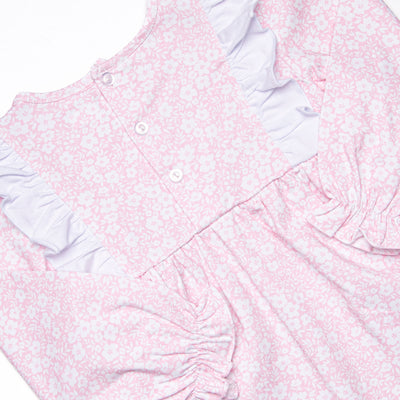 Garden Gate Bow Legging Set, Pink