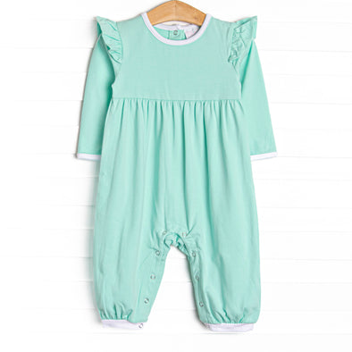Gracie Romper, Mint Green