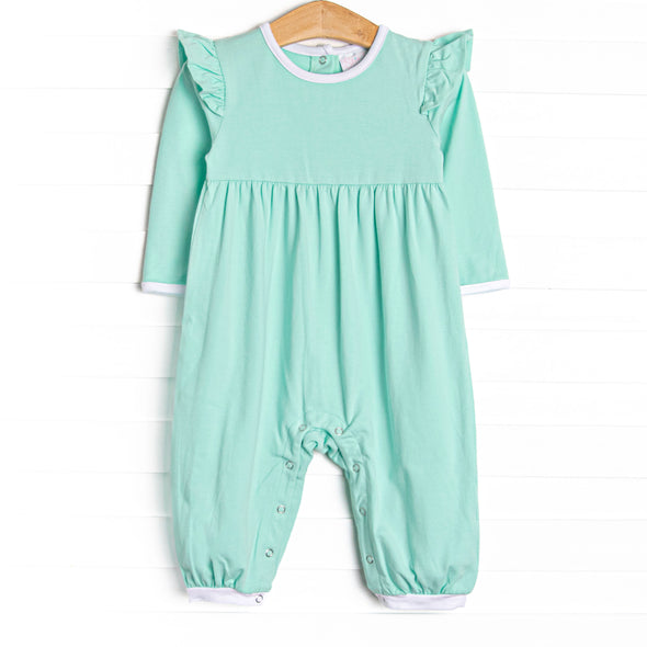Gracie Romper, Mint Green