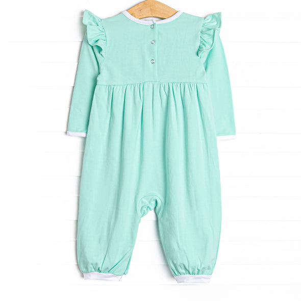 Gracie Romper, Mint Green