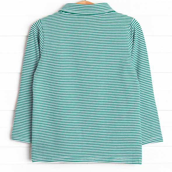 Daddy's Caddy Embroidered Top, Green